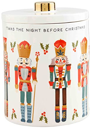 Mud Pie Weihnachtliche Keksdose, Nussknacker, 14 x 17 cm