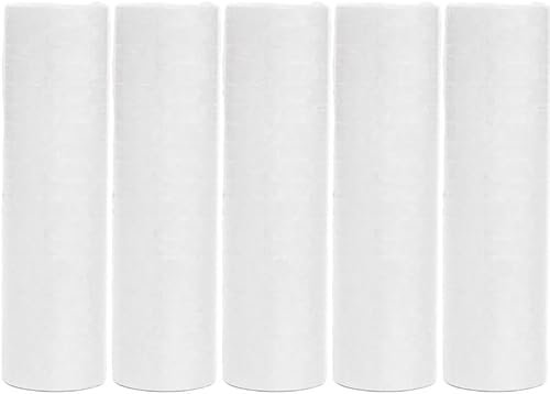 Luftschlangen Papier bunt Party Deko Geburtstag Hochzeit Set holografisch, Stück:5 Stück, Luftschlangen:Weiß