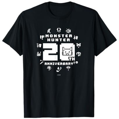 Monster Hunter 20th Anniversary Cute Logo (A) T-Shirt