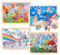 Jigsaw Puzzles Wooden Puzzles for Girls Ages 3-6, 4 Packs 24 Piece Unicorn Mermaid Princess Fairy Puzzle Preschool Educational Puzzle Toys, Montessori Gifts for 3 4 5 6 Year Old Girls Boys