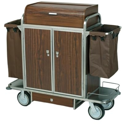 Hotel Gästezimmer Reinigungswagen Edelstahl-Tuchwagen Reinigungswagen Reinigungswagen Zimmer Mund Arbeitswagen