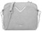VUCH Kleine Umhängetasche mit Kette Fossy Mini Grey für Frauen, Elegante Handtasche für Damen, Tasche für Mädchen