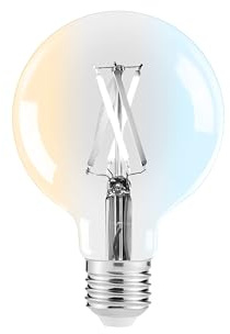 SYLVANIA SylSmart E27 Smart LED G95 Globe Bulb – Tuneable White Retro Fit – Dimmable Smart Light for Alexa, Google & Apple HomeKit – 2000K–6500K, Voice & App Control