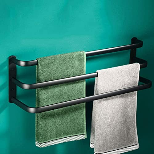 Porte-serviettes mural triple couche en aluminium pour salle de bain, hôtel, cuisine, 60 cm