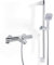 Ronvie Thermostatic Shower Mixer Tap Set, Thermostatic Shower Mixer Bar with Adjustable Shower Riser Kit,(1x Hand Shower,1x Shower Rail 70cm, 1x Shower Hose 1.5m,1x Deck Mounted Shower Mixer)