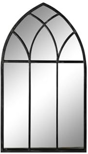 ESPEJO METAL 36X2X65 VENTANA NEGRO