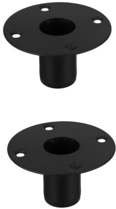 VICASKY 2pcs Strong Load-bearing Iron Speaker Bracket Practical Stand for Stage Mounting Spray Paint
