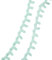 5 Yards Spitzenband 1,2cm Breite Knopflochband Elastizität Spitzenbordüre Spitzenband Knopfschlaufe Spitzenbesatz Dekoband Zierband für Nähen DIY Handwerk Kleidung Unterwäsche,Matcha Grün