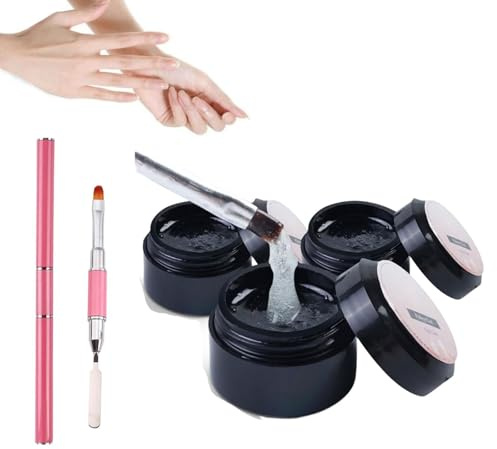 Gel di riparazione delle unghie, kit di riparazione per unghie naturali – asciugatura rapida senza residui di colla, per unghie naturali rotte e divise (3)