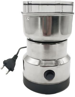 Molinillo de café eléctrico, molinillo de café de acero inoxidable compacto molino de café eléctrico de café y molinillo de molino de café para molienda diario fresco