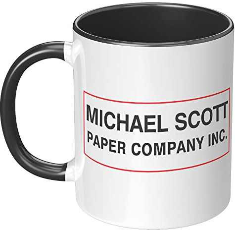 Keramik Teetasse Tinte Der Michael Scott Paper Company Motiv Trinkbecher Langlebige Tasse Für Milch Jubiläum Frauen