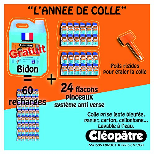 Cléopâtre - CMC5+24CMC80 - Marine - Pack Année de colle - Colle bleutée
