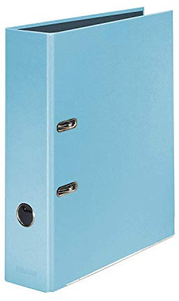 Color-Ordner 8 cm breit DIN A4 (5 Ordner, Himmelblau)