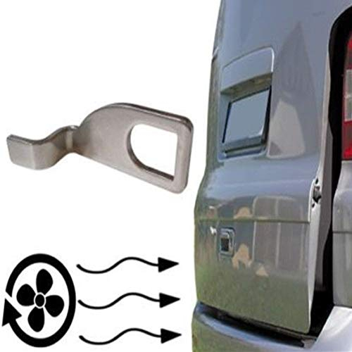 LNIMIKIY Soporte de soporte para VW T5 Bus and Caddy, soporte de separación de puerta trasera de coche, accesorios de repuesto para furgoneta (plata)