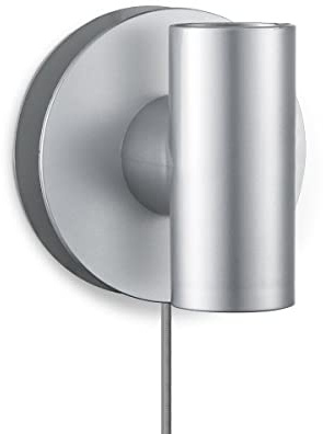 Home Sweet Home Moderner Wandlampe Wally | 12/11/12cm | Grau | Wandleuchte geeignet für E27 LED Lichtquelle | Wandlampe geeignet für Wohnzimmer, Schlafzimmer