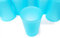 Bicchieri Classic Kit 6 Pezzi - in PLASTICA Rigida - Azzurro Trasparente - Lavabili in lavastoviglie