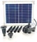 AEO Solar Water Pump Kit: 12V DC Brushless Submersible 124GpH Water Pump w/ 5W Solar Panel for Bird Bath, Fish Tank, Small Pond, Garden Decoration, Water Circulation for Oxygen (No Backup Battery)