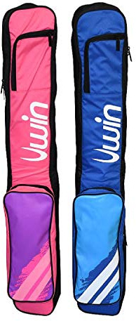 New 2020 Uwin Hockey Bag - Multi Stick Bag - Extra Pockets - Carry Strap - Blue, Pink