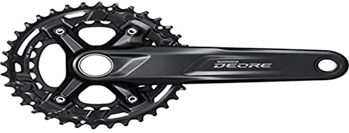 Shimano Unisex – Erwachsene Deore Kettenradgarnitur, Schwarz, Einheitsgröße