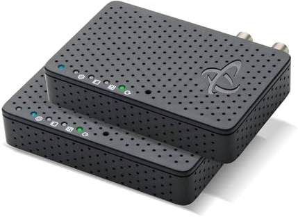Hitron Adaptador de Red Ethernet 2.5 Gbps sobre Cable Coaxial (Paquete de 2) | Ideal para WiFi de Malla, Transmisión y Juegos
