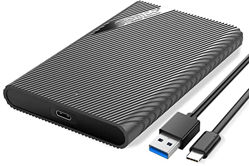 ORICO 2521C3 Case HDD 2.5 SATA USB 3.0, Case Hard Disk 2.5 per SATA SSD/HDD da 9,5 mm/7 mm, Supportato UASP, Senza Attrezzi, Case Esterno per Disco Rigido 2.5(Nero)