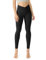 ODODOS Yoga-Leggings für Damen, Cross-Taille, Workout, Laufen, Fitnessstudio, schwarz 2, L