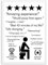 Black White Bathroom Quote Sign Print Poster Amazing Experience Would Poop Here Again Toilet Wall Art Canvas Painting Decor Picture 50x70cm Frameless