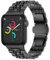 Tasikar Kompatibel mit Apple Watch Armband 49mm 46mm 45mm 44mm 42mm,Herren Damen Edelstahl Ersatzarmbänder,Metall Uhrenarmbänder Kompatibel für iWatch Ultra 2 Series 10 9 8 SE 7 6 5 4 3 (Schwarz)