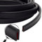 Perfil U goma, perfil goma, goma protectora bordes de 0.8mm a 1.5mm, EPDM, adhesivo interno, negro, diseñado para proteger eficazmente bordes finos de chapas y puertas con máxima calidad. 20 metros.