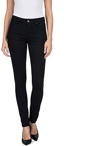 Replay Damen Jeans Luzien Skinny-Fit, Black 098 (Schwarz), 26W / 32L