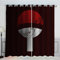 ZLKEJI 2 Stück Gardinen Schwarz Vintage japanisch Anime Vorhänge Verdunkelung Vorhang Blickdicht mit Ösen Wohnzimmer Gardinen Kinderzimmer Schlafzimmer Gardinen Kurz 234 x 137 cm BxH