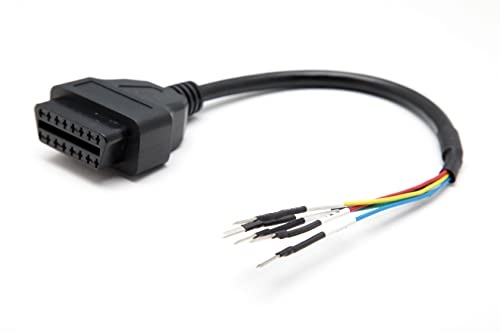 LoongGate Universal OBD2 K+CAN Diagnoseadapterkabel für Motorrad/Auto/LKW