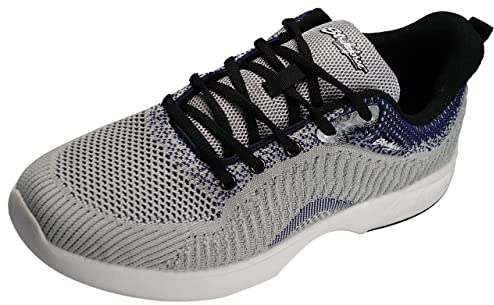 KR Strikeforce Men's Athletic Bowling Shoes, Grey/Navy, 11.5