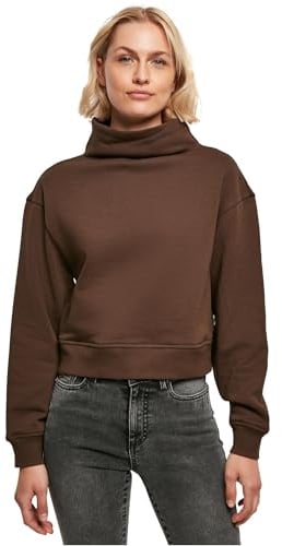 Urban Classics Damen Ladies Organic Short High Neck Crew