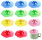 Cubierta de vidrio de gel de sílice con asas en forma de corazón, tapas de taza selladas y a prueba de polvo, para tazas de vidrio, tazas de café, tazas de té, 12 Piezas