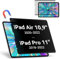 Magnetischer Blickschutzfilter Kompatibel Mit iPad Air 5.Generation 2022 &iPad Air 4 2020 10,9 Zoll &iPad Pro 11(2022-2018), Abnehmbar Anti Glare Blaulicht Privacy Screen Blickschutzfolie Sichtschutz