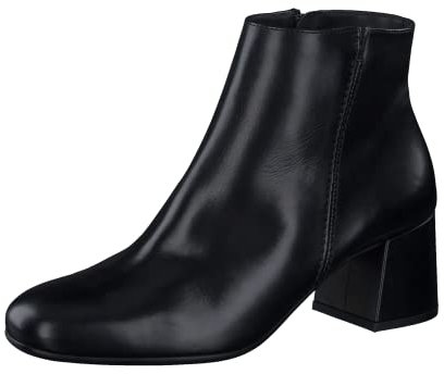 Paul Green Damen Stiefelette, Frauen Ankle Boots,uebergangsstiefel,flach,Stiefel,Bootee,Booties,halbstiefel,Kurzstiefel,Schwarz (Black),40.5 EU / 7 UK
