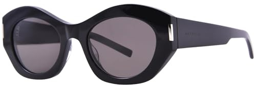 Saint Laurent SL639-001-54 - Damen Sonnenbrille - Shiny Solid Black