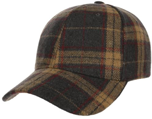 LIPODO Gorra Classic New Check Mujer/Hombre - de béisbol Hebilla Metal, con Visera Invierno otoño/Invierno - Talla única Gris