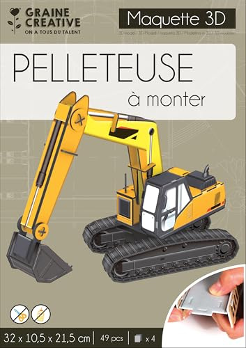 GRAINE CREATIVE 3D Modell Bastelset Karton und Kunststoff