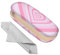 Deokke Brillenetui, Hartschale, Brillen-Schutzhülle, Brillenhalter-Box mit Reinigungstuch für Damen und Herren, niedlich (H22 - Rosa Herz)