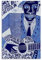 XFPOBH Poster auf Leinwand mit Robert Johnson Blues-Gitarre, Vintage-Poster, Wandkunst, Bild, Heimdekoration, Druck für Schlafzimmer, Wohnzimmer, 30 x 45 cm, ungerahmter Stil
