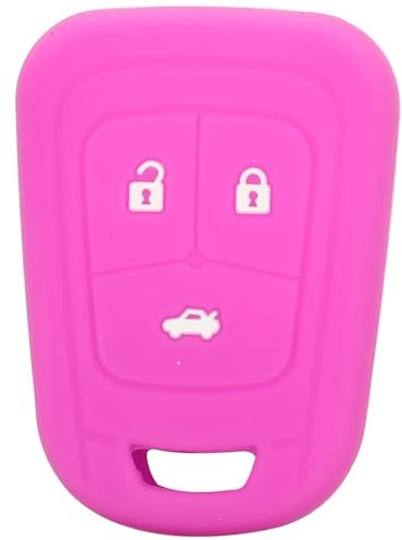 CIJFRNAKL 3 Boutons Accessoires De Voiture Télécommande Clé Couverture Étui Porte-clés Compatible avec Ch&evro&Let pour Camaro pour C&ruze Coque de clé de Voiture(3)