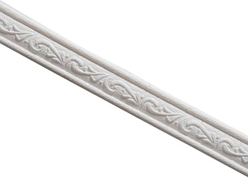 Generisch Cinta adhesiva decorativa para pared, tira de acabado de pared resistente al agua, rodapié de pared flexible de 90,55 pulgadas de largo para borde de espejo, pared de fondo de TV, decoración