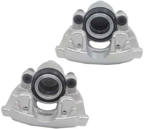 Hajus 6151215216 2x Bremssattel Vorne Links Rechts 5N0615123 5N0615124 Kompatibel mit Q3 8UB 8UG Seat Alhambra 710 711 Sharan 7N1 7N2 Tiguan 5N