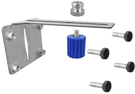 Wezalget Wall Mount for TV - Wall Mount Level Holder | Stainless Steel Thickened Holder with 15mm and 6mm Interfaces Wall-Mounted Stand for Fireplace Apartment Garage Garden Industrial Bedroom Outdoor