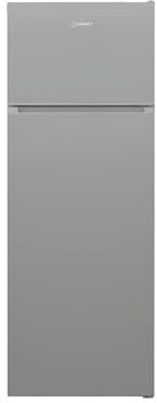 Indesit I55T1 612S Frigorifero doppia porta a libera installazione, Statico, 54 cm, Classe E, Silver, 37 db, h 1606cm