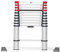 (L) HAILO 7113-112 - Escalera telescópica de aluminio FlexLine 320 de 11 peldaños