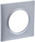 LEGRAND - Plaque dooxie Carrée - Plaque de Finition pour Prises et Interrupteurs dooxie - Fabriqué En France - 1 Poste - Aluminium Mat