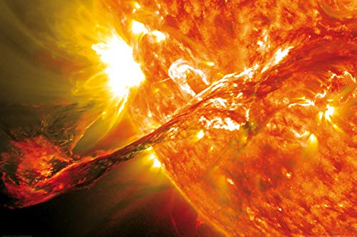 1art1 Die Sonne XXL Poster Die Kraft Der Sonne Plakat | Bild 120x80 cm